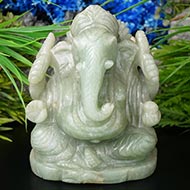 GJG173 Green Jade Ganesha - 3.989 kgs-S