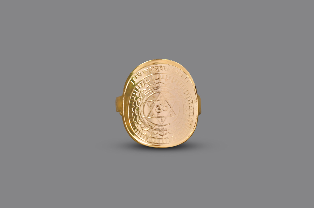 Mahasudarshan Ring in Pure Gold