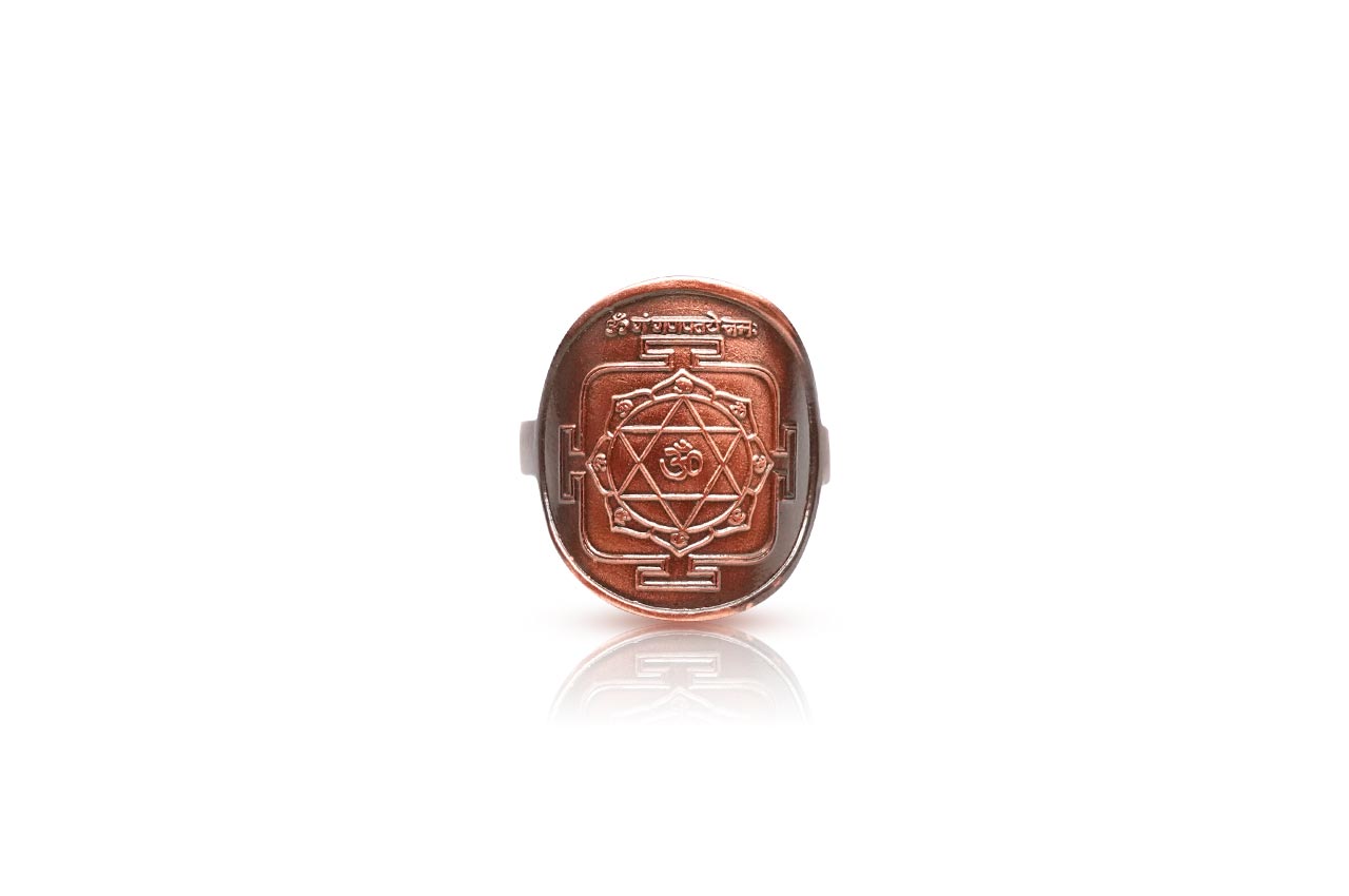 Shree Ganesh Yantra Ring in Copper