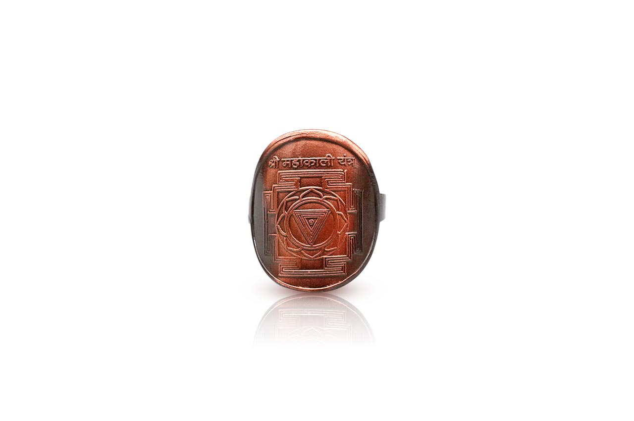 Shree MahaKali Yantra Ring in copper