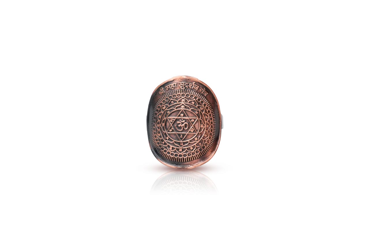 Mahasudarshan Ring in Copper