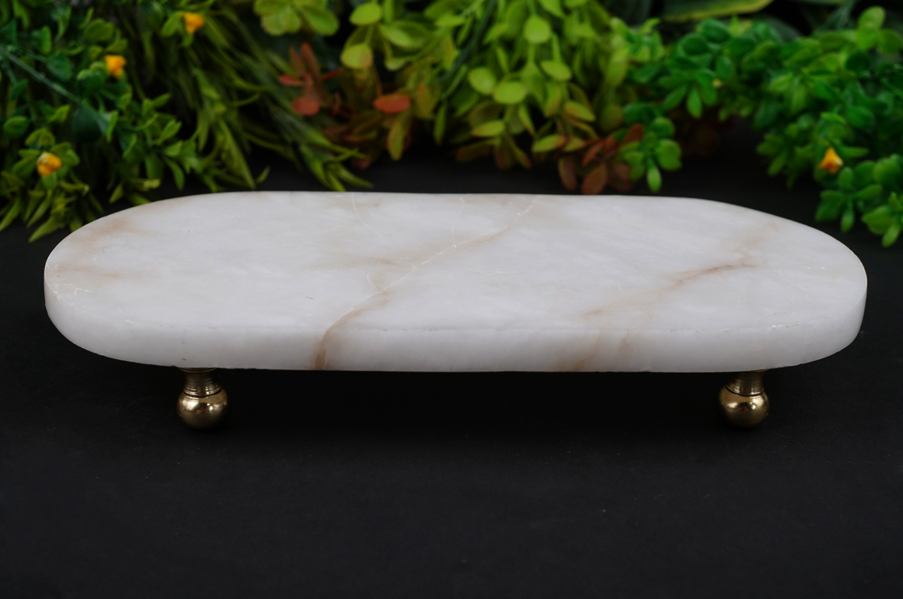 Marble Puja Chowki - Deity Pedestal - I