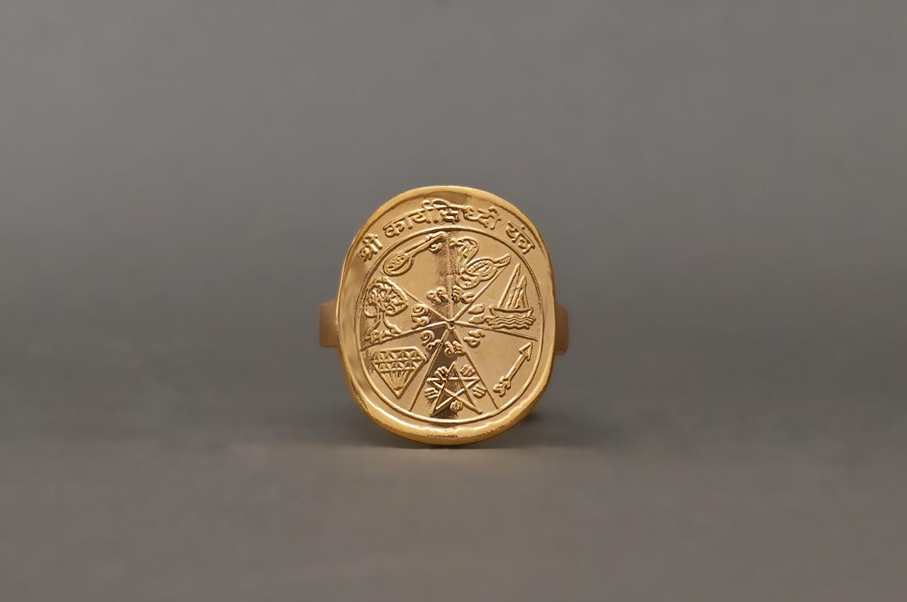 Karya Siddhi Ring in Pure Gold (916 Hallmark)