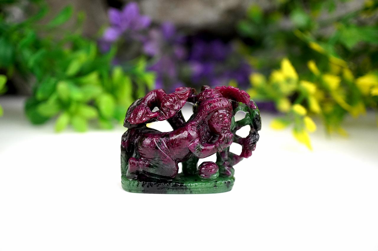 Bal Gopal (Baby Krishna) Ruby Idol - 220.25 carat