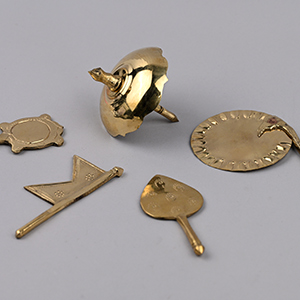Shodash Upachara - Set of five in brass - Small