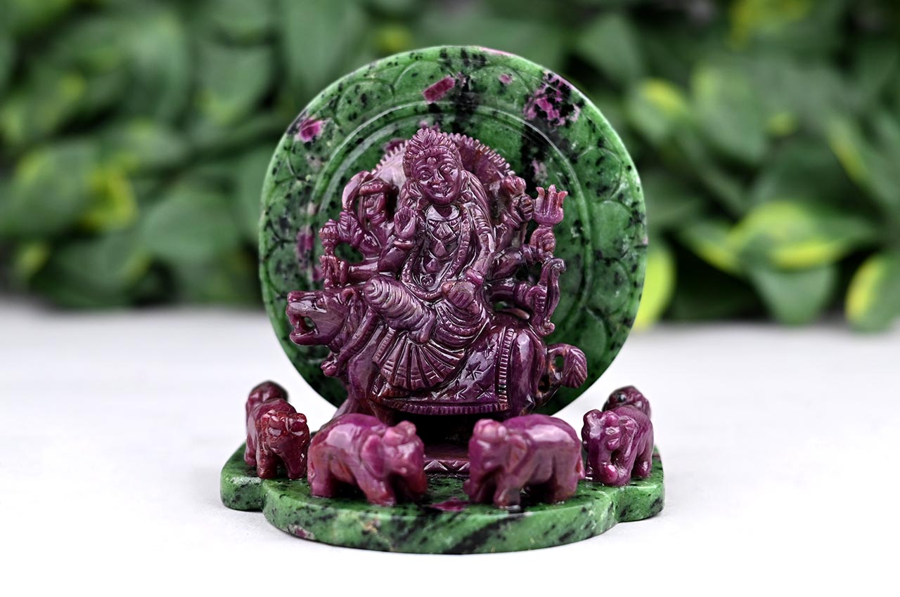 Durga Devi Ruby Idol - 432 carats
