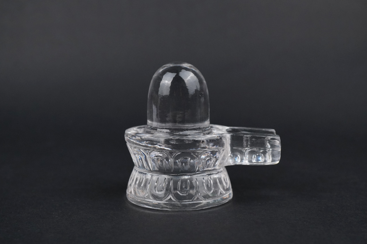 Designer Sphatik Shivlingam - 257 gms
