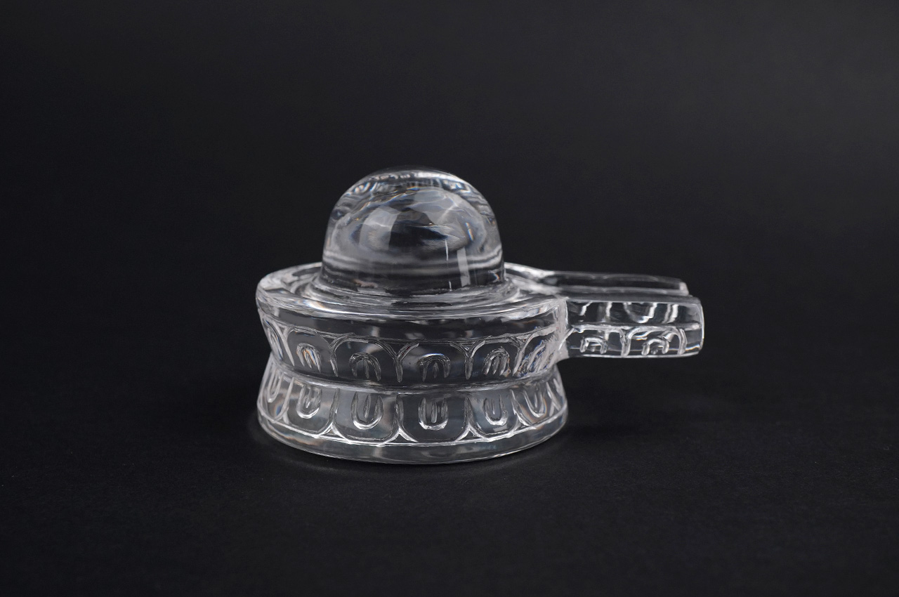Designer Sphatik Shivlingam - 428 gms