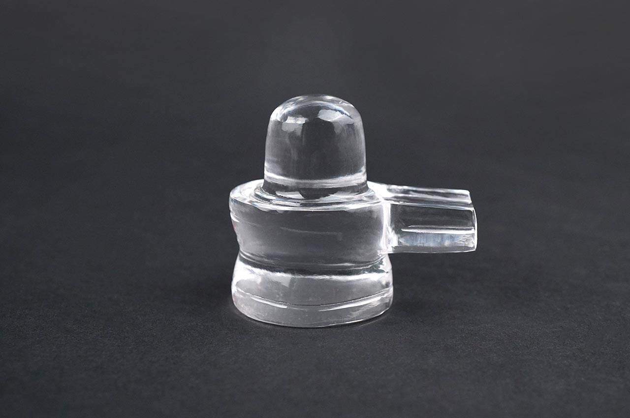 Sphatik Shivlingam - 127 gms - III