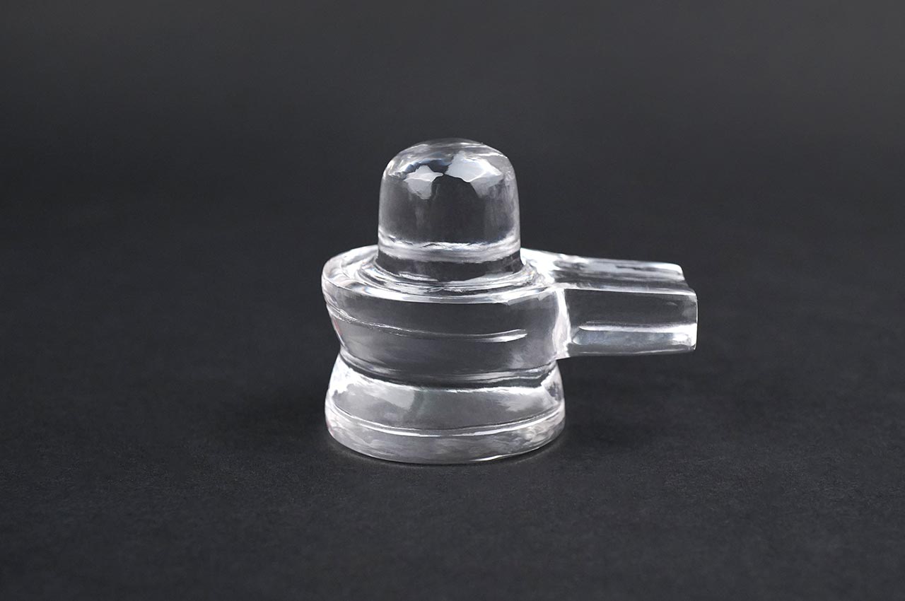 Sphatik Shivlingam - 125 gms - I