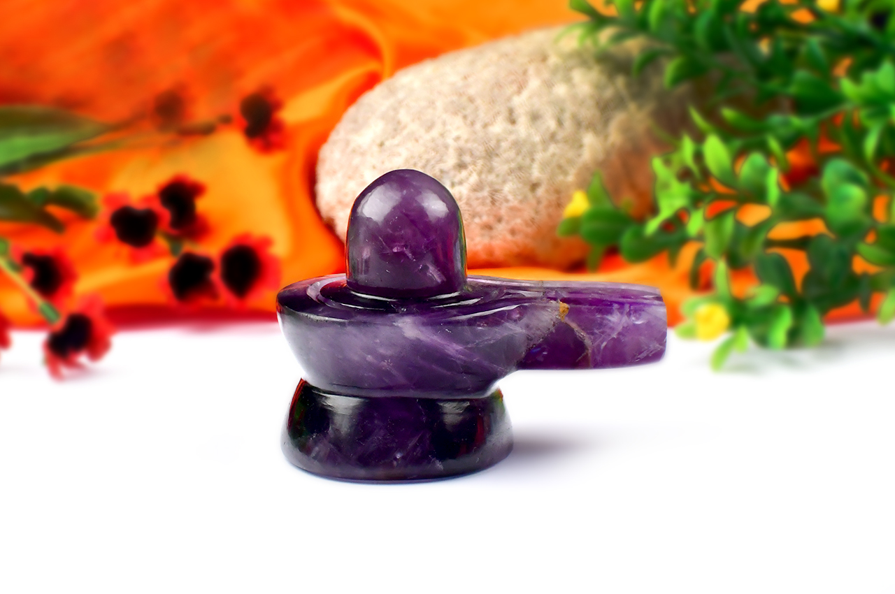 Amethyst Shivlinga - 218 gms