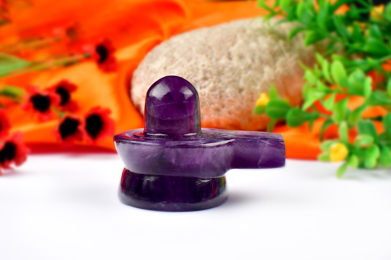 Amethyst Shivlinga - 164 gms