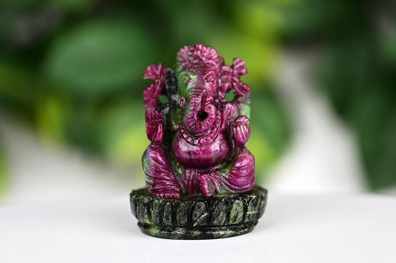 Ruby Ganesh - 790 carats - I