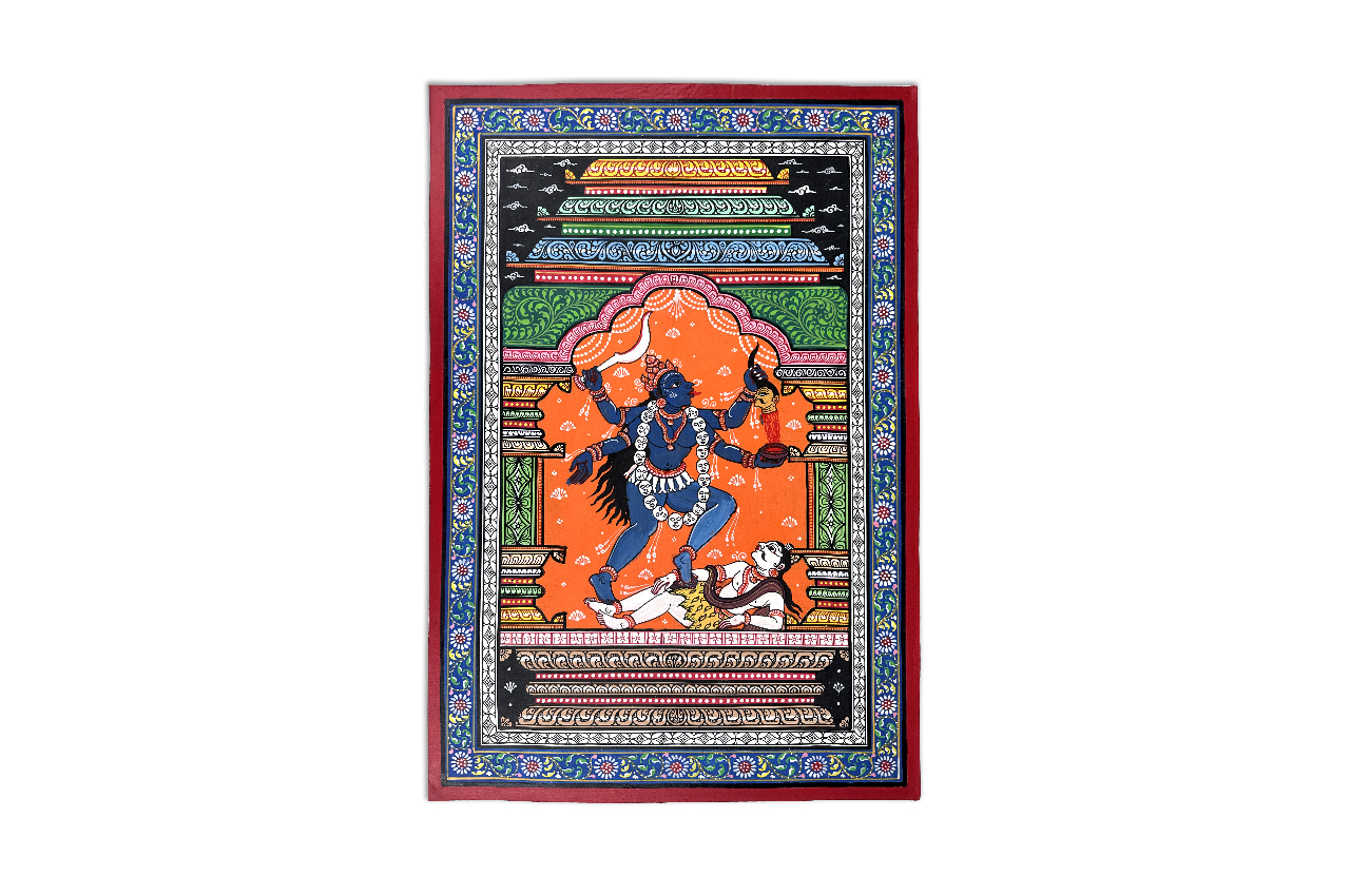 Goddess Mahakali Pattachitra Painting
