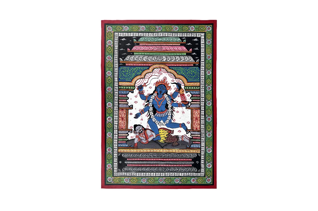 Kaali Mata Pattachitra Painting