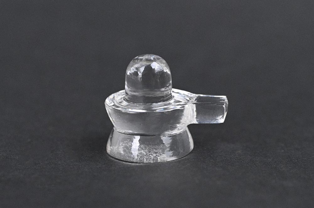 Sphatik Crystal Quartz Shivlingam - 27 gms