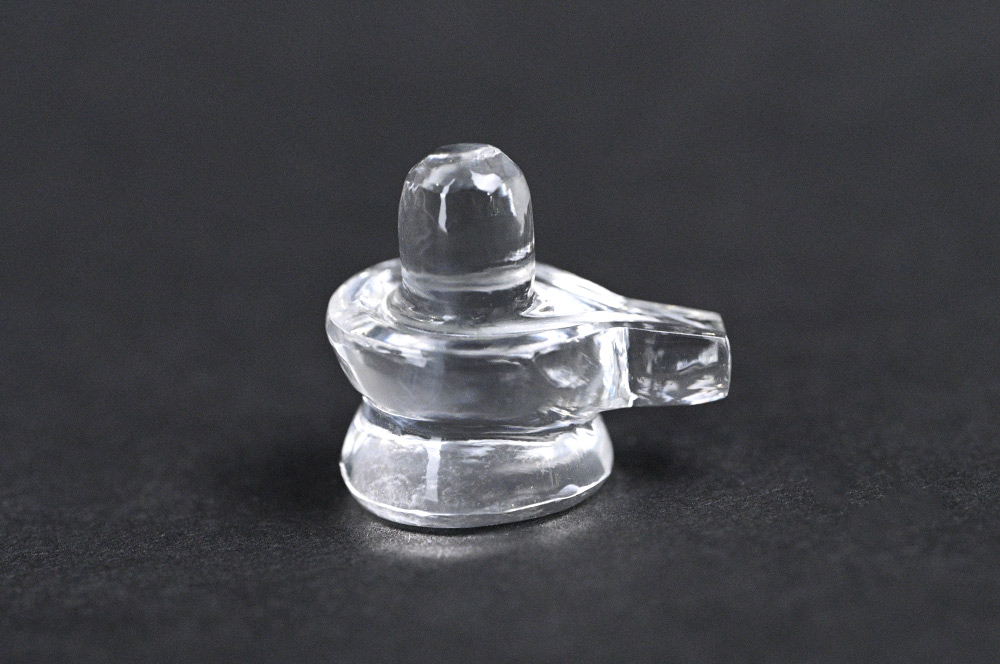 Sphatik Crystal Quartz Shivlingam - 14 gms