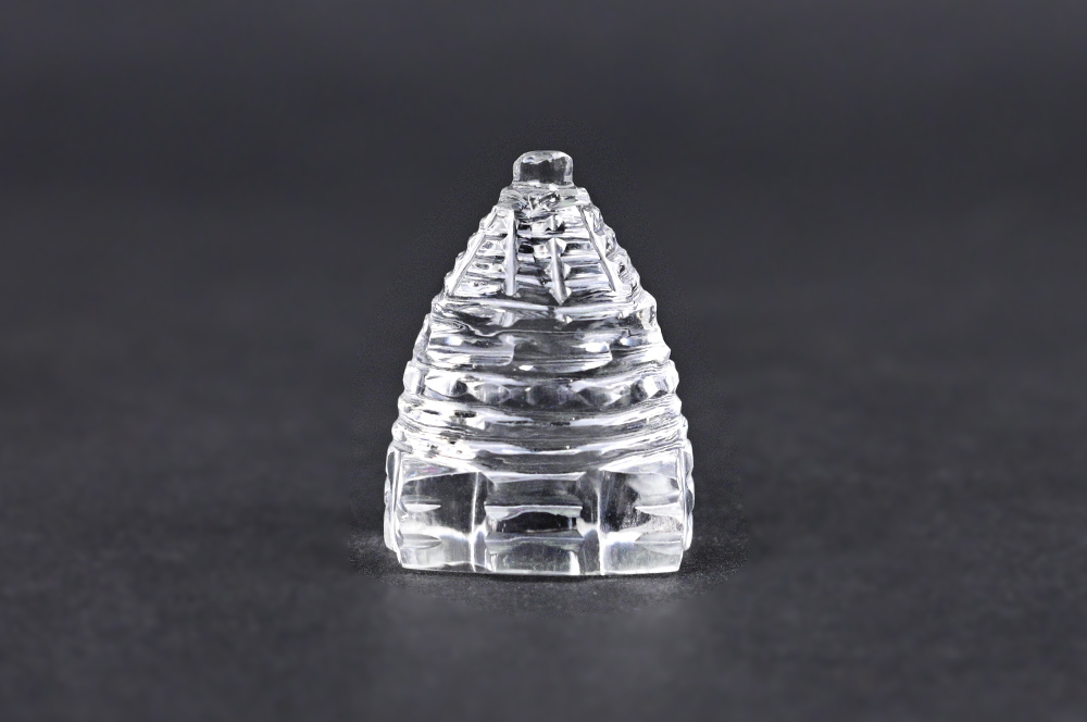 Sphatik Crystal Quartz Shree Yantra - 19 gms