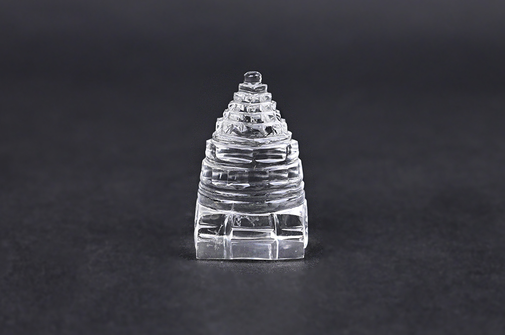 Sphatik Crystal Quartz Shree Yantra - 33 gms