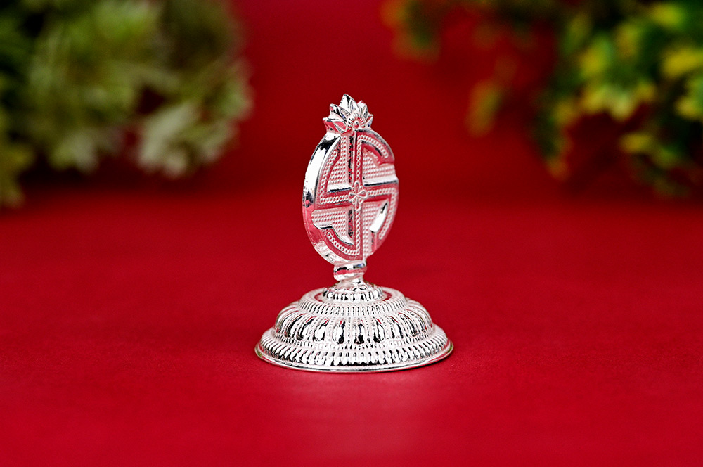 Swastik Incense Agarbatti Stand (925 Sterling Silver)