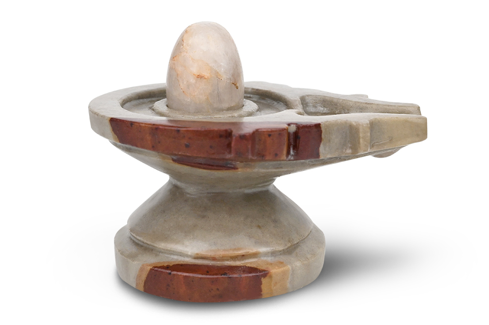 Bana Lingam with Stone Yoni Base CXCIII