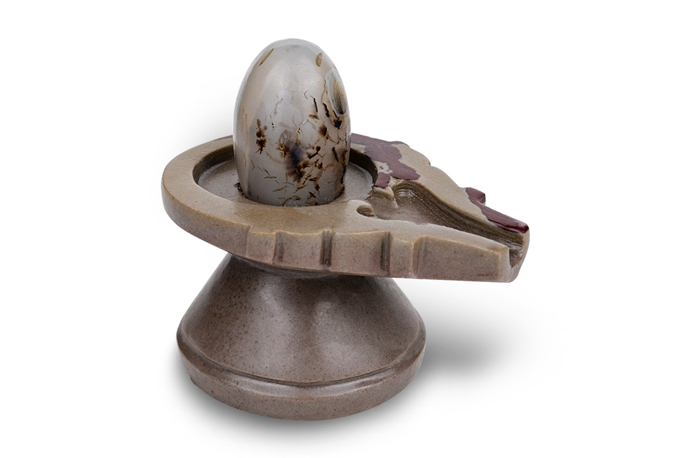 Bana Lingam with Stone Yoni Base CCX