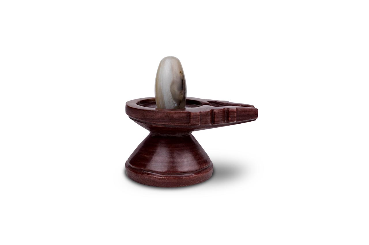Bana Lingam with Stone Yoni Base CCXV