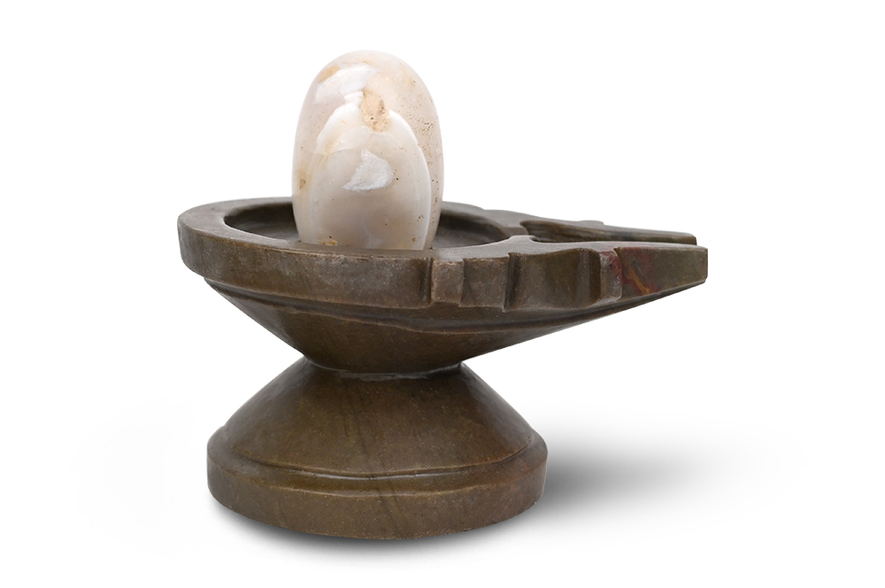 Banalingam with Stone Yoni Base CCXLI