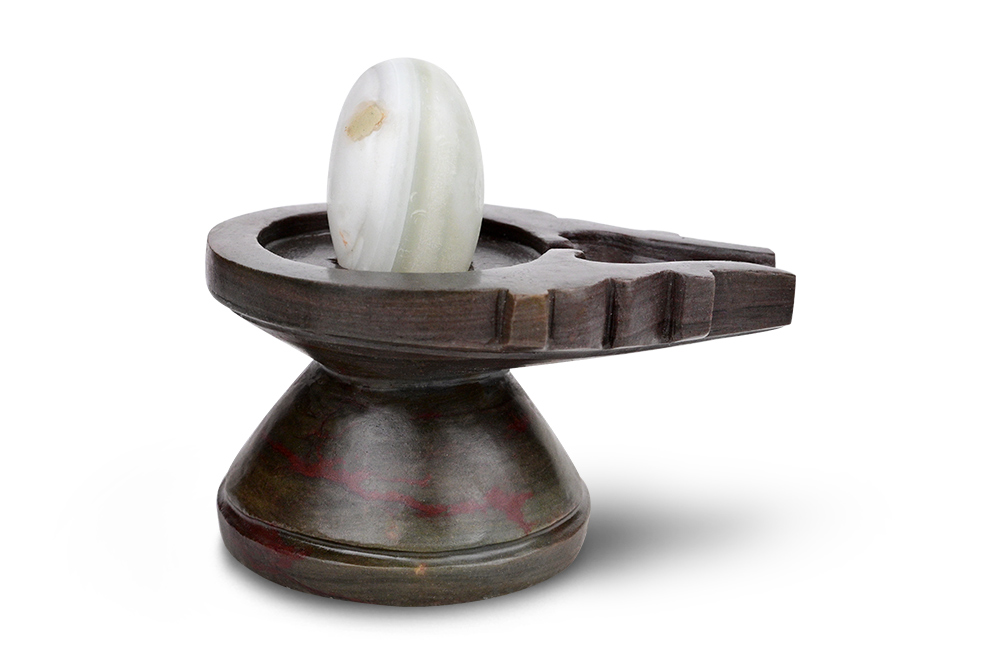 Banalingam with Stone Yoni Base CCXLIV