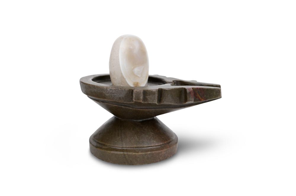 Bana Lingam with Stone Yoni Base CCXX