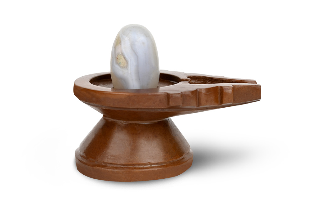 Bana Lingam with Stone Yoni Base CCXXIII