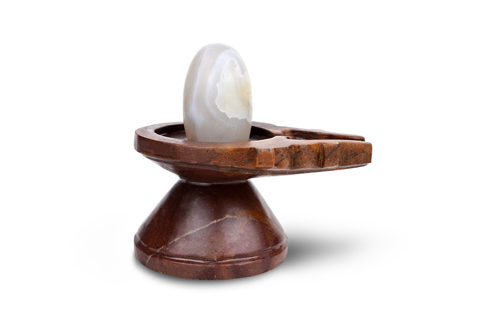 Bana Lingam with Stone Yoni Base CCXXVI