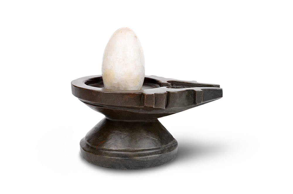 Bana Lingam with Stone Yoni Base CCXXVII