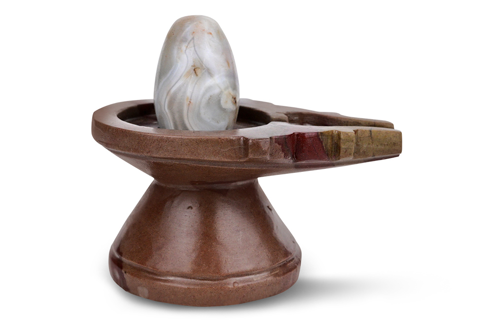 Bana Lingam with Stone Yoni Base CCXXX