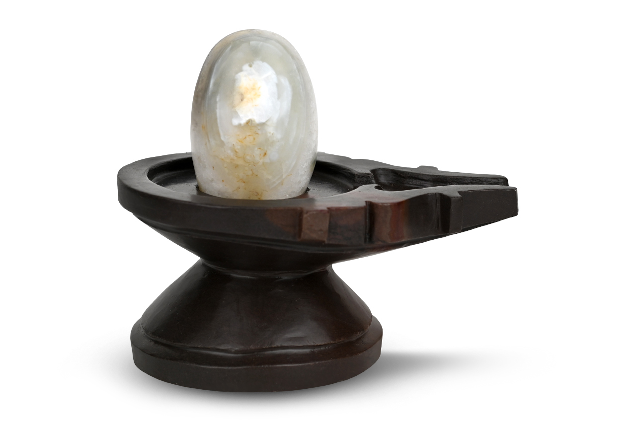 Bana Lingam with Stone Yoni Base CCXXXIII