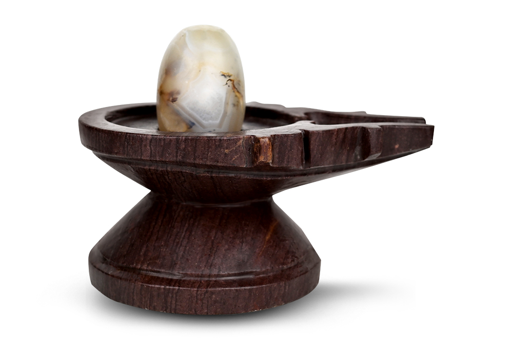 Banalingam with Stone Yoni Base CCLVII