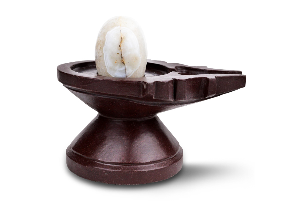 Banalingam with Stone Yoni Base CCLIX