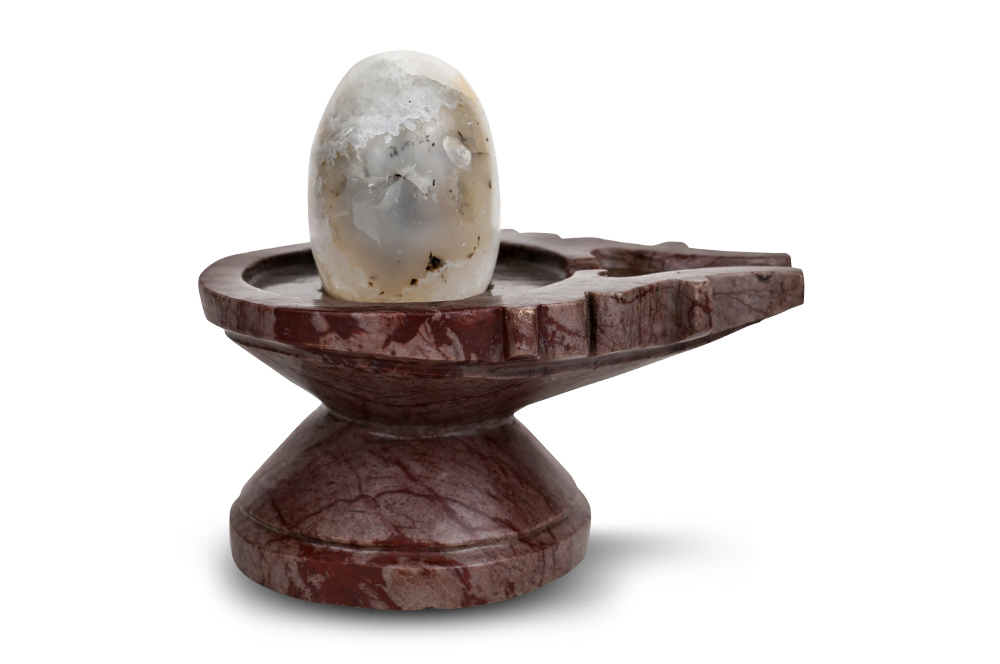 Banalingam with Stone Yoni Base CCLX