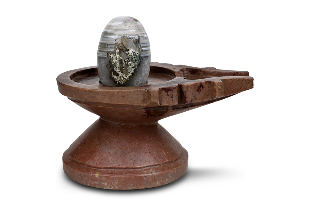 Banalingam with Stone Yoni Base CCLXIII