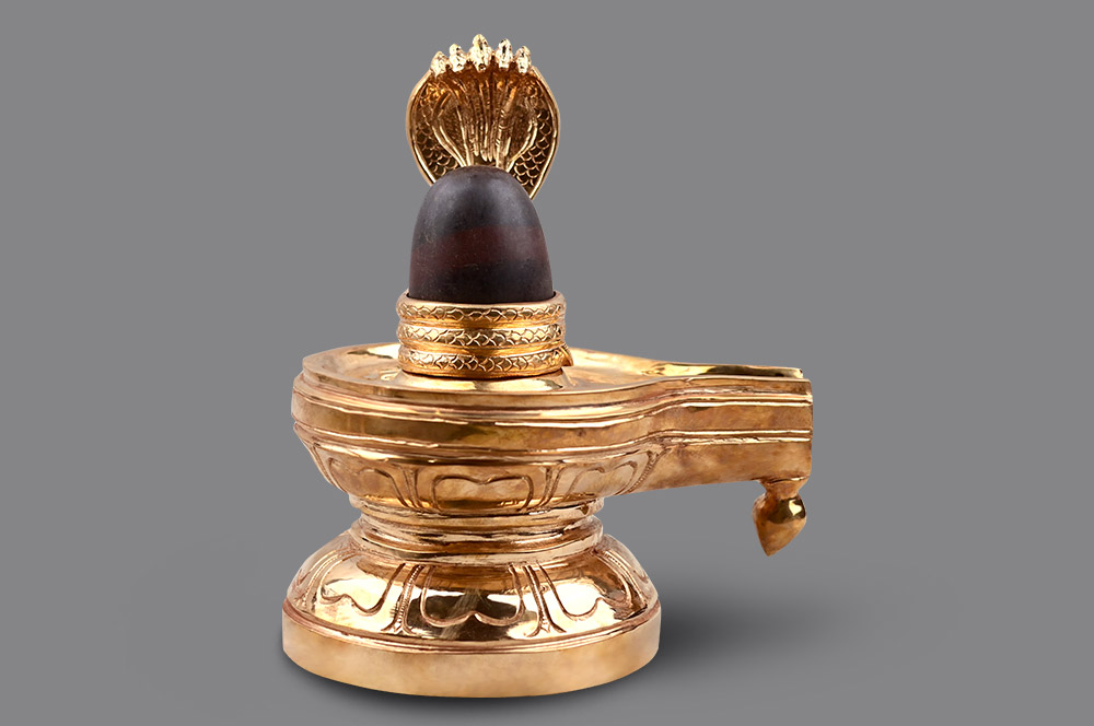 Bronze Jaldhari Yoni Base With Lingam