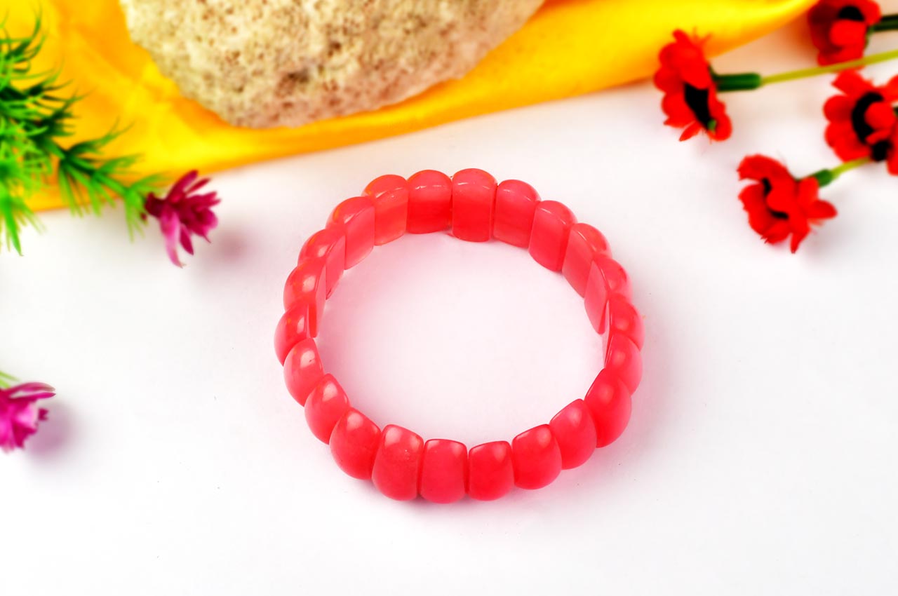 Pink Jade Bracelet - I