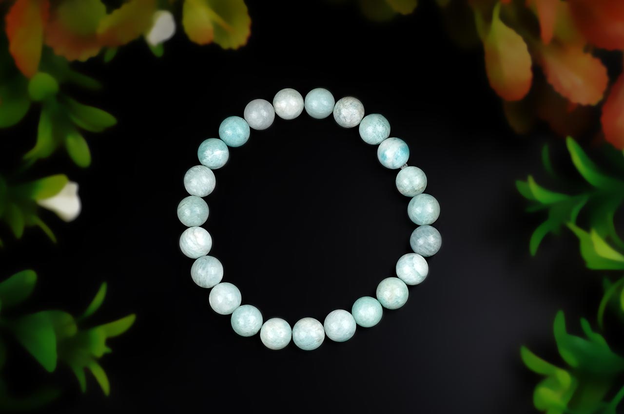 Amazonite Bracelet in Elastic