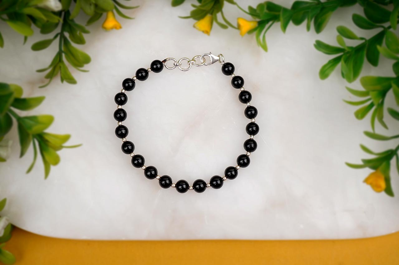 Black Tourmaline Bracelet (Design II)