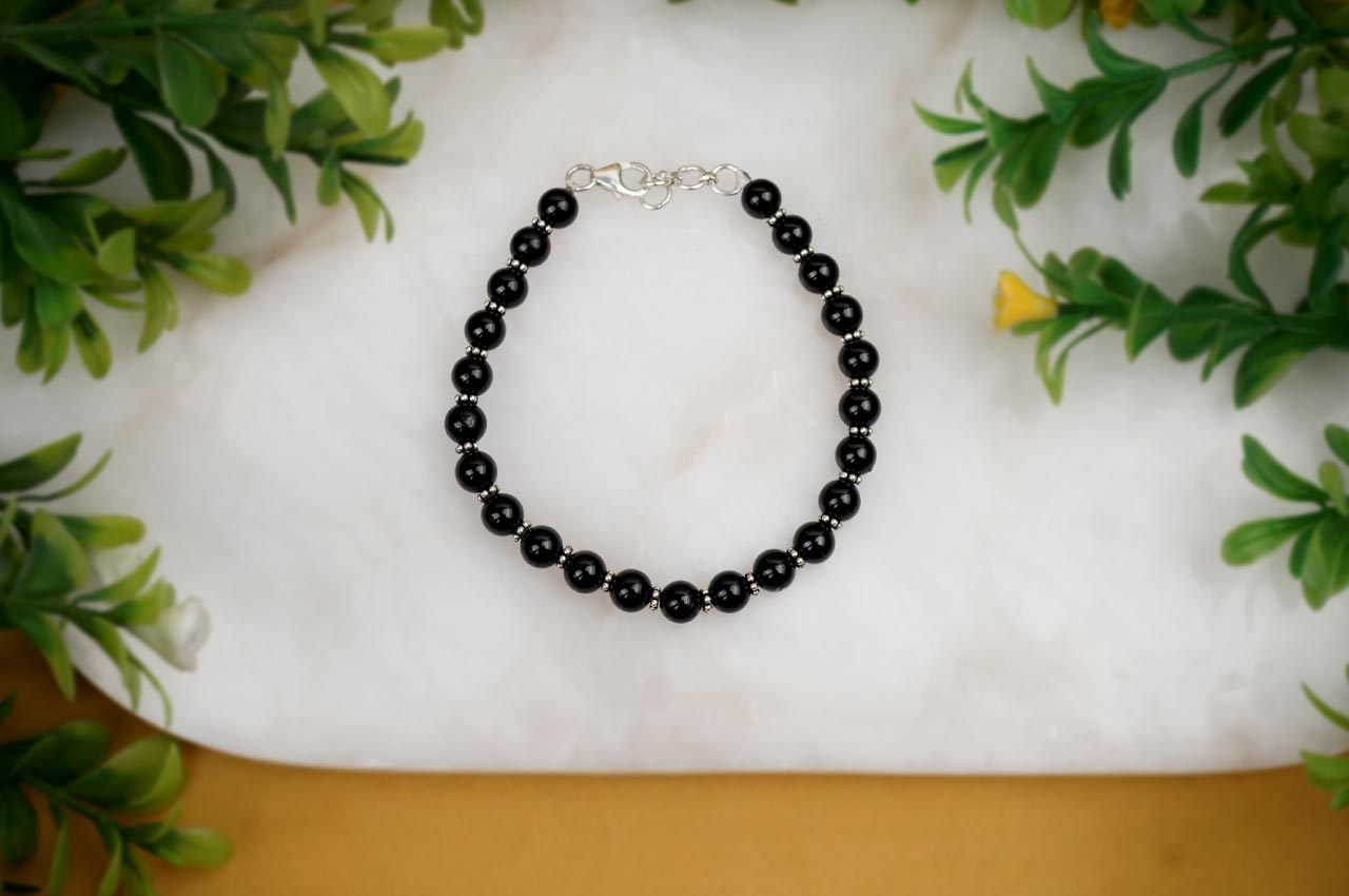 BBT03 Black Tourmaline Bracelet (Design III)