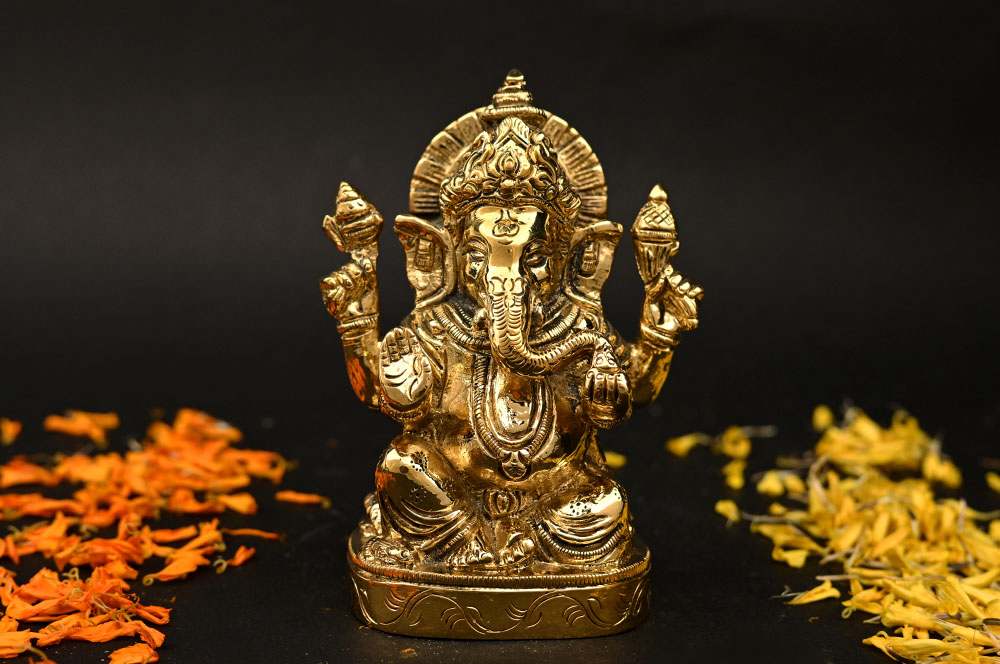 Vinayak Ganesha in Brass