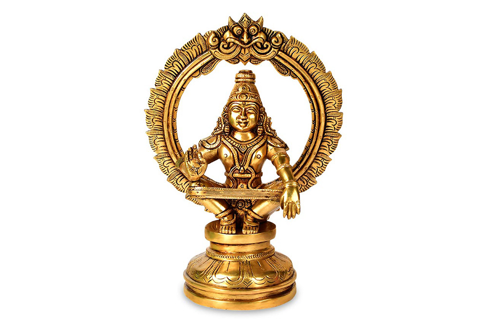 Ayyappa Idol in Brass