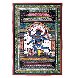Kaali Mata Pattachitra Painting