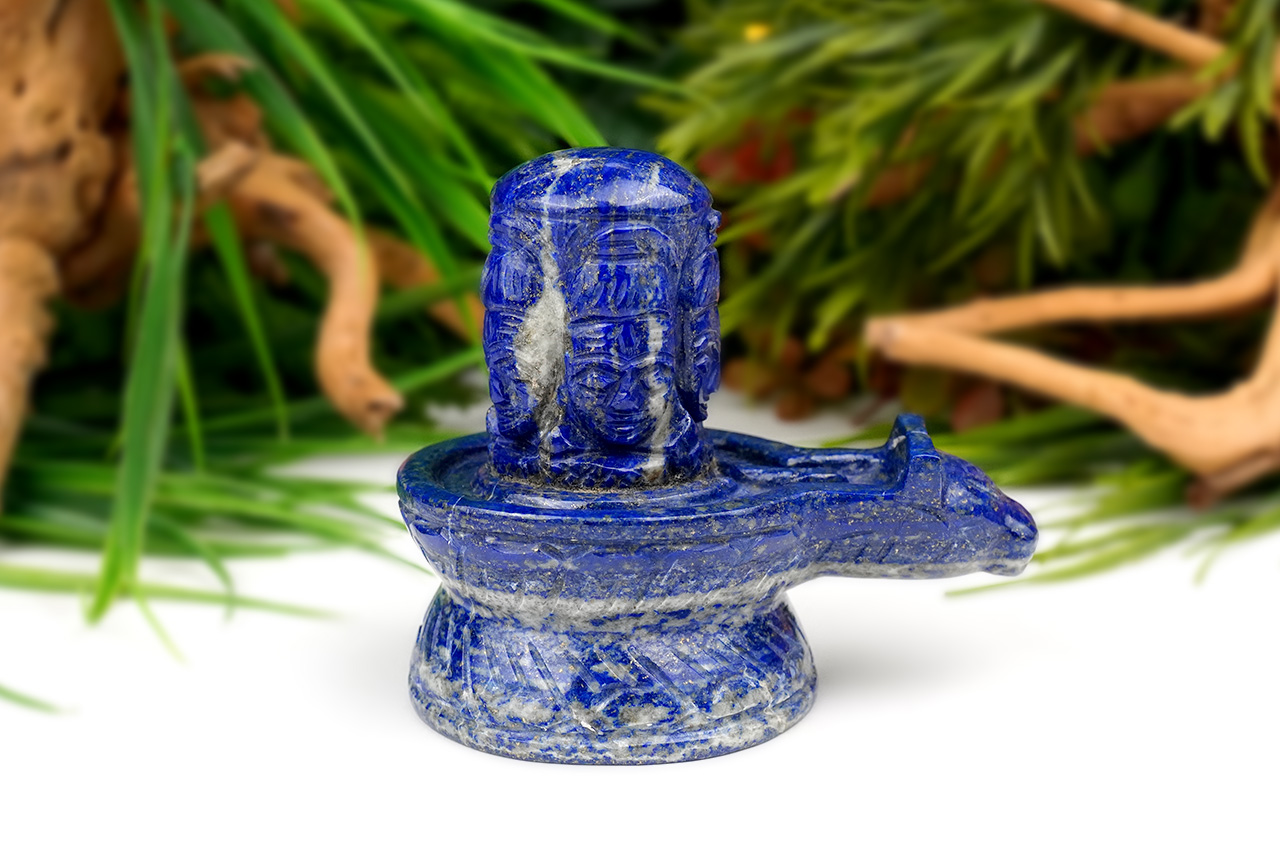 Pashupatinath Shivling in Lapis Lazuli 865 gms