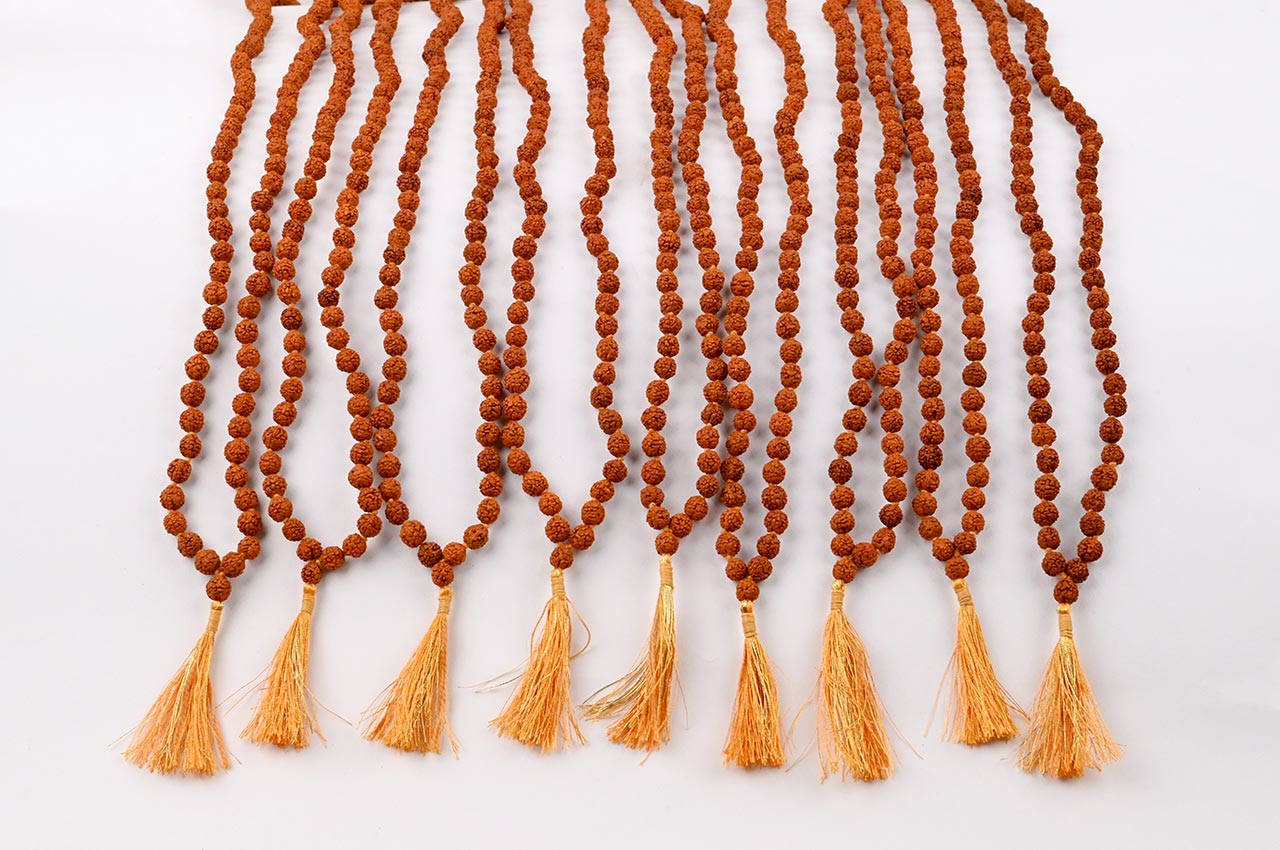 Rudraksha mala - Set of 9 - 7mm