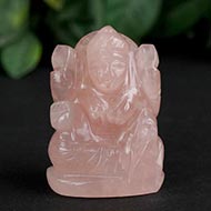 Mahalakshmi in Rose Quartz - 81 gms
